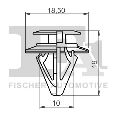Clip, Zier-/Schutzleiste FA1 78-40007.10 Bild Clip, Zier-/Schutzleiste FA1 78-40007.10