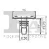 Clip, Zier-/Schutzleiste FA1 79-40001.5 Bild Clip, Zier-/Schutzleiste FA1 79-40001.5