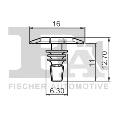 Clip, Zier-/Schutzleiste FA1 79-40001.5 Bild Clip, Zier-/Schutzleiste FA1 79-40001.5
