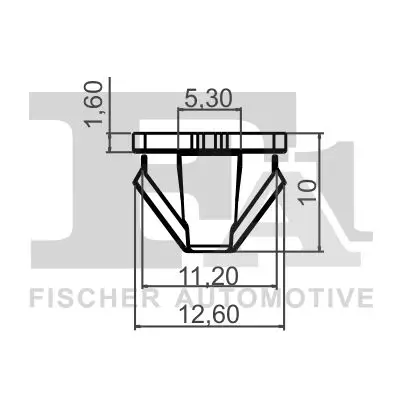 Clip, Zier-/Schutzleiste FA1 89-10004.5 Bild Clip, Zier-/Schutzleiste FA1 89-10004.5