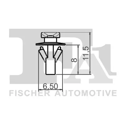 Clip, Zier-/Schutzleiste FA1 89-40017.5 Bild Clip, Zier-/Schutzleiste FA1 89-40017.5