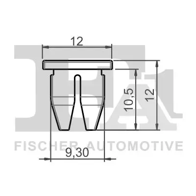 Clip, Zier-/Schutzleiste FA1 89-60004.5 Bild Clip, Zier-/Schutzleiste FA1 89-60004.5