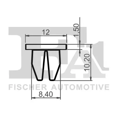 Clip, Zier-/Schutzleiste FA1 89-60006.5 Bild Clip, Zier-/Schutzleiste FA1 89-60006.5