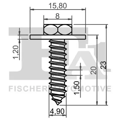 Clip, Zier-/Schutzleiste FA1 89-70005.5 Bild Clip, Zier-/Schutzleiste FA1 89-70005.5