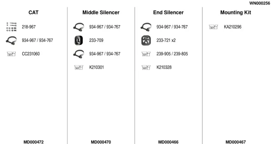 Dichtung, Abgasrohr nach Rußpartikelfilter FA1 180-946 Bild Dichtung, Abgasrohr nach Rußpartikelfilter FA1 180-946