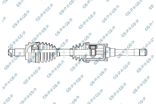 Antriebswelle Vorderachse rechts GSP 205078OL