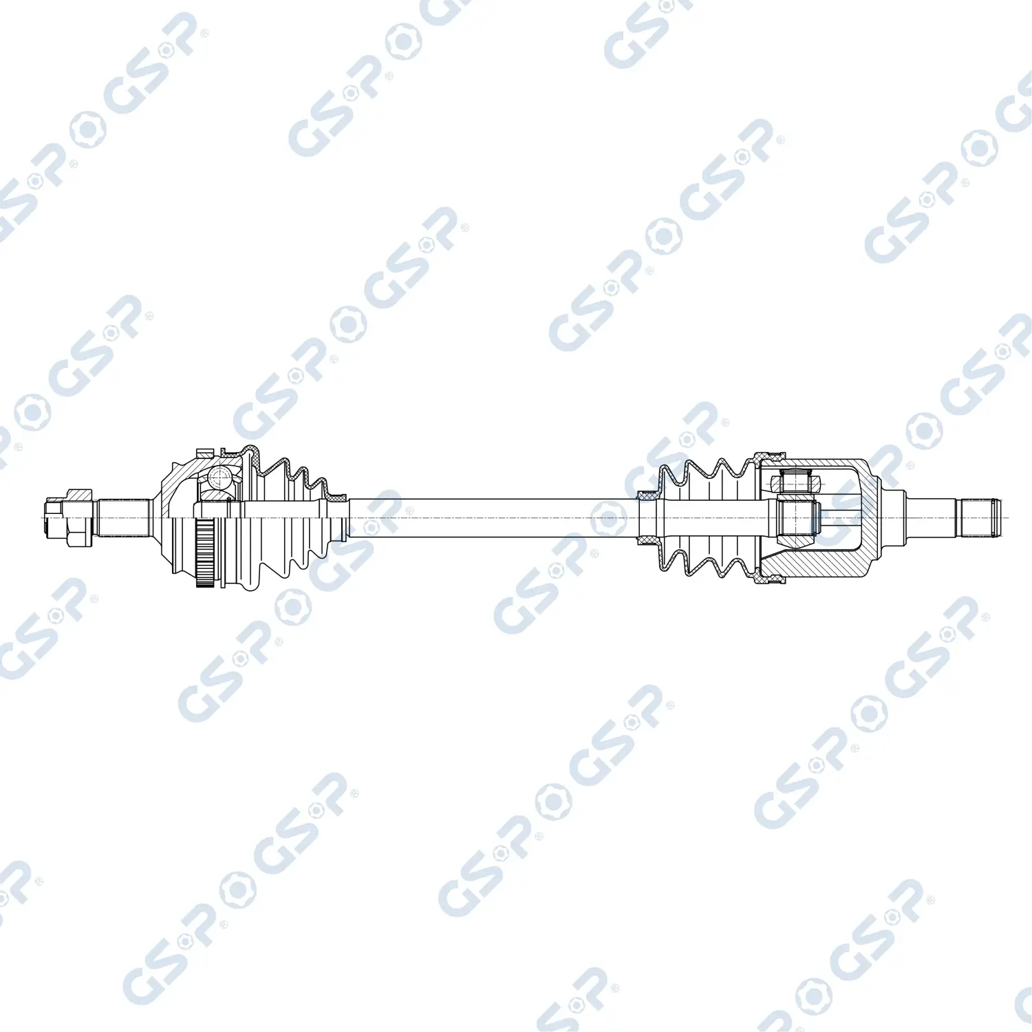 Antriebswelle Vorderachse links GSP 217114