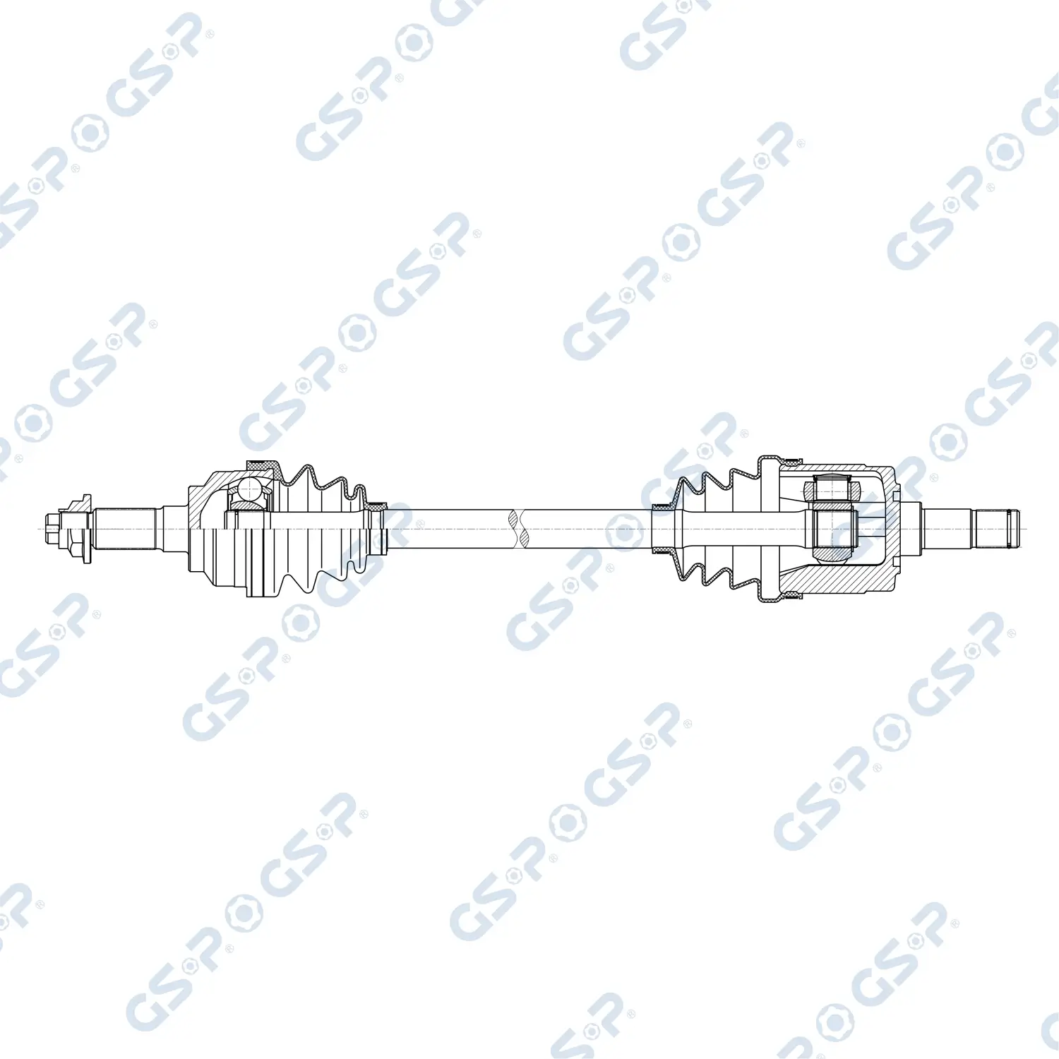 Antriebswelle Vorderachse rechts GSP 227031