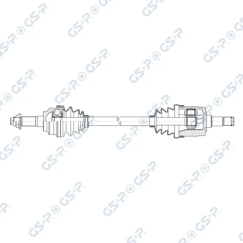 Antriebswelle Vorderachse rechts GSP 227031 Bild Antriebswelle Vorderachse rechts GSP 227031