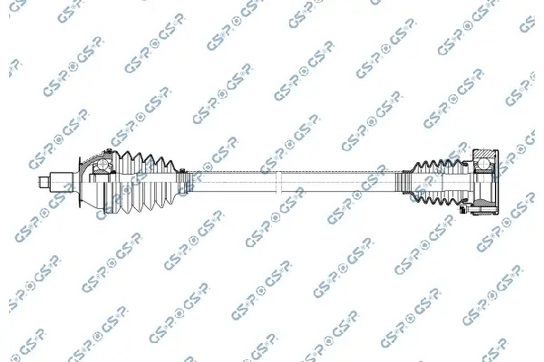 Antriebswelle Vorderachse rechts GSP 261288OL