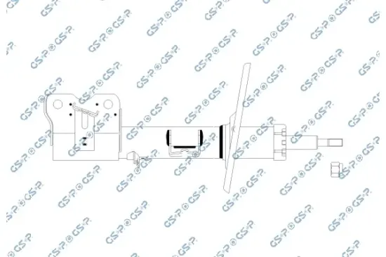 Stoßdämpfer Vorderachse rechts GSP 32370191 Bild Stoßdämpfer Vorderachse rechts GSP 32370191