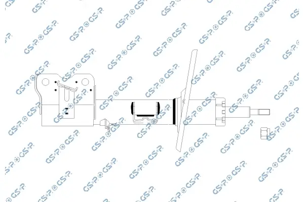 Stoßdämpfer Vorderachse links GSP 32370192