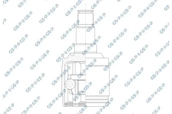 Gelenksatz, Antriebswelle Hinterachse links Hinterachse rechts getriebeseitig GSP 601057 Bild Gelenksatz, Antriebswelle Hinterachse links Hinterachse rechts getriebeseitig GSP 601057