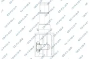 Gelenksatz, Antriebswelle GSP 601623