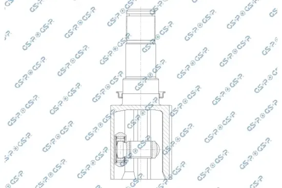Gelenksatz, Antriebswelle GSP 601623 Bild Gelenksatz, Antriebswelle GSP 601623