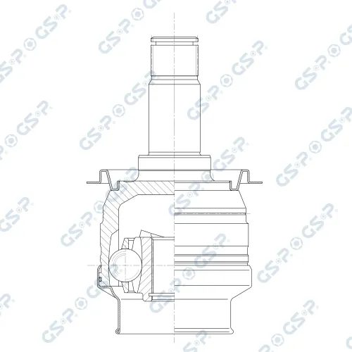 Gelenksatz, Antriebswelle Hinterachse links GSP 602250 Bild Gelenksatz, Antriebswelle Hinterachse links GSP 602250