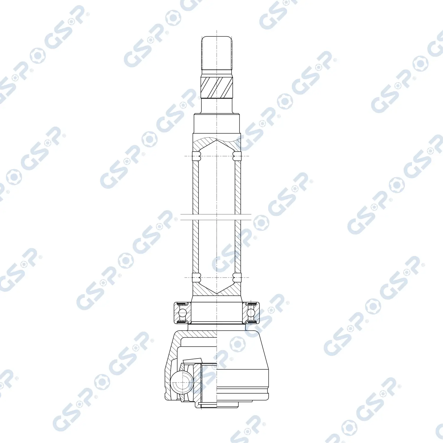 Gelenksatz, Antriebswelle Vorderachse rechts getriebeseitig GSP 602422