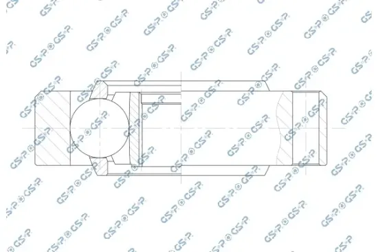 Gelenksatz, Antriebswelle GSP 605089 Bild Gelenksatz, Antriebswelle GSP 605089