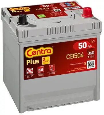 Starterbatterie 12 V 50 Ah CENTRA CB504 Bild Starterbatterie 12 V 50 Ah CENTRA CB504