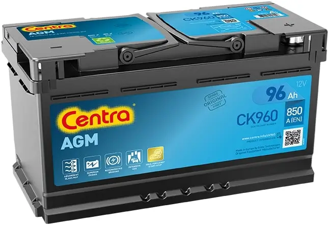 Starterbatterie 12 V 96 Ah CENTRA CK960