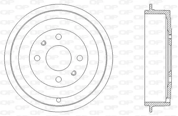 Bremstrommel OPEN PARTS BAD9023.10