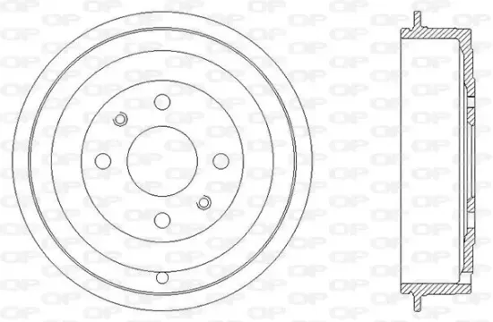 Bremstrommel OPEN PARTS BAD9023.10 Bild Bremstrommel OPEN PARTS BAD9023.10