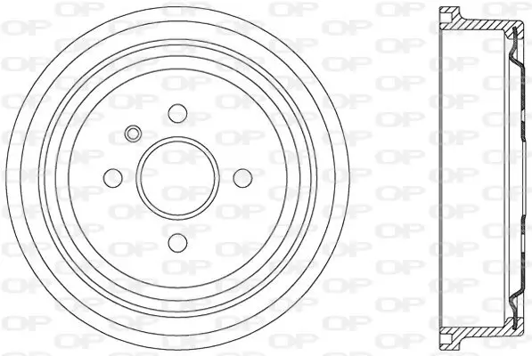 Bremstrommel OPEN PARTS BAD9037.20