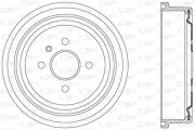 Bremstrommel OPEN PARTS BAD9037.20