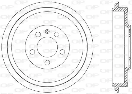 Bremstrommel OPEN PARTS BAD9049.10 Bild Bremstrommel OPEN PARTS BAD9049.10