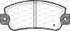 Bremsbelagsatz, Scheibenbremse Vorderachse OPEN PARTS BPA0025.22 Bild Bremsbelagsatz, Scheibenbremse Vorderachse OPEN PARTS BPA0025.22