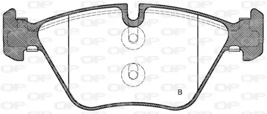 Bremsbelagsatz, Scheibenbremse OPEN PARTS BPA1052.10 Bild Bremsbelagsatz, Scheibenbremse OPEN PARTS BPA1052.10