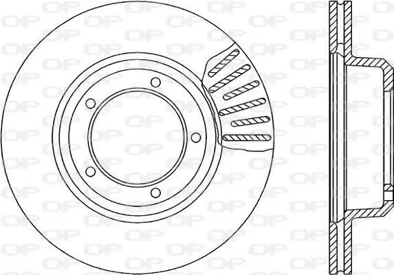 Bremsscheibe OPEN PARTS BDA1064.20