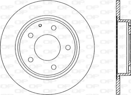 Bremsscheibe Hinterachse OPEN PARTS BDA1282.10 Bild Bremsscheibe Hinterachse OPEN PARTS BDA1282.10