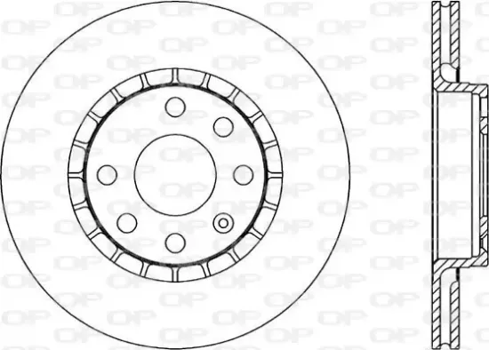 Bremsscheibe Vorderachse OPEN PARTS BDA1415.20 Bild Bremsscheibe Vorderachse OPEN PARTS BDA1415.20