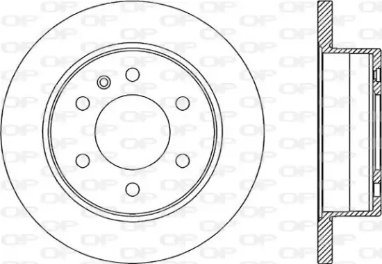 Bremsscheibe Hinterachse OPEN PARTS BDA2325.10 Bild Bremsscheibe Hinterachse OPEN PARTS BDA2325.10