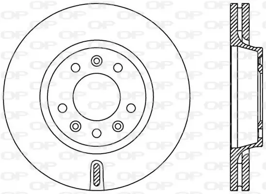 Bremsscheibe OPEN PARTS BDA2381.20 Bild Bremsscheibe OPEN PARTS BDA2381.20
