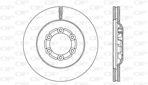 Bremsscheibe OPEN PARTS BDA2711.20