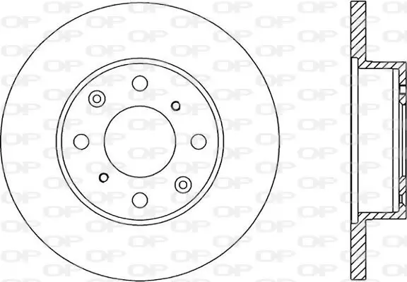 Bremsscheibe Vorderachse OPEN PARTS BDR1063.10