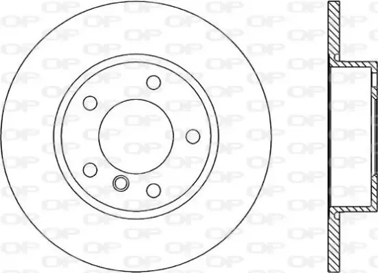 Bremsscheibe OPEN PARTS BDR1092.10 Bild Bremsscheibe OPEN PARTS BDR1092.10