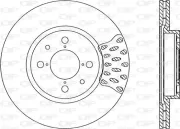 Bremsscheibe OPEN PARTS BDR1146.20