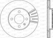Bremsscheibe Vorderachse OPEN PARTS BDR1579.20