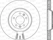 Bremsscheibe OPEN PARTS BDR2159.20