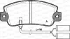 Bremsbelagsatz, Scheibenbremse Vorderachse OPEN PARTS BPA0025.22 Bild Bremsbelagsatz, Scheibenbremse Vorderachse OPEN PARTS BPA0025.22