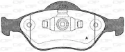 Bremsbelagsatz, Scheibenbremse OPEN PARTS BPA0766.00