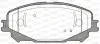 Bremsbelagsatz, Scheibenbremse OPEN PARTS BPA1318.30
