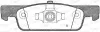 Bremsbelagsatz, Scheibenbremse OPEN PARTS BPA1540.00
