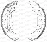 Bremsbackensatz Hinterachse OPEN PARTS BSA2107.00