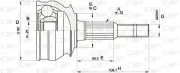 Gelenksatz, Antriebswelle OPEN PARTS CVJ5007.10