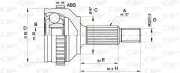 Gelenksatz, Antriebswelle OPEN PARTS CVJ5201.10