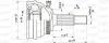 Gelenksatz, Antriebswelle radseitig OPEN PARTS CVJ5203.10